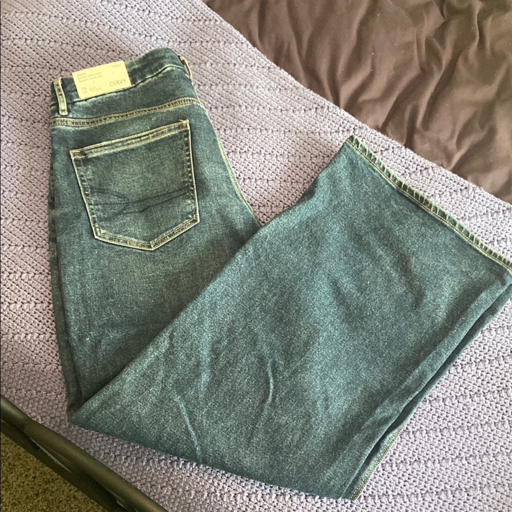 American Eagle Outfitters Blue Flare Jeans